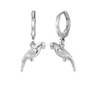 AMDXD Boucles d'oreilles pour femme en or blanc 18 carats Au750, petit oiseau, or 750, boucles d'oreilles Boho véritable, Or blanc 18 carats (750), Pas de zirconium