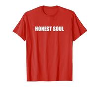Âme honnête T-Shirt, Homme, Rouge, XXL