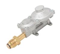 ame King Régulateur de Propane LP à Montage Horizontal en 2 étapes avec POL pour Camping-Cars, camionnettes, remorques, Camping-Cars, réservoirs de 45,4 kg, réservoirs ASME, générateurs