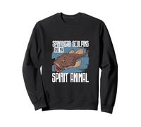 Âme Soeur avec tête d'épine en Eau Profonde Sweatshirt