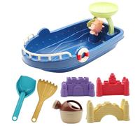 Ameble Jouets de Plage pour Le Sable - Grand château de Sable avec Pelle et râteau pour Enfants et Adultes, Jeu idéal pour la Plage, Le bac à la Neige.