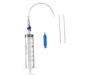 Ameble Kit d'outils pour Liquide préventif Anti-crevaison de pneus de vélo, injecteur avec Outil Retrait Bouchon Valve tubeless, pour Liquide préventif Anti-crevaison pneus vélo