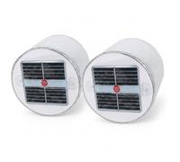 Ameble Lanterne de Camping Solaire Paquet de 2 lanternes Camping solaires RVB lumières gonflables avec 3 Modes d'éclairage lanternes d'urgence extérieures Portables pour la randonnée Lanterne pann