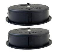 Ameble Lot de 2 Capuchons de Rechange pour Lampes solaires, Panneau Solaire polycristallin avec Interrupteur Marche/arrêt, pièces Rechange pour lanternes en Fer et décorations Jardin, 10, 5 cm
