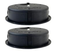Ameble Lot de 2 Panneaux solaires de Rechange pour Lampe Solaire polycristalline avec Interrupteur Marche/arrêt, pièces Rechange pour lanternes en Fer et décoration Jardin, 10, 5 cm