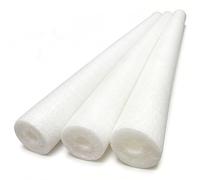 Ameble Lot de 3 Nouilles de Piscine, Mousse Natation Creuse, Blanc