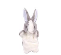 Ameble Marionnette à Main Lapin, Jouet Animal, marionnette à Main, Jouet d'imitation pour Enfants, Peluche Douce en Forme de Lapin pour Jeux de rôle imaginatifs, éducatif pour raconter des histoir
