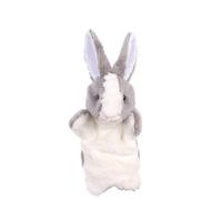 Ameble Marionnettes à Main en Forme de Lapin, Jouets pour Enfants, Jouets de Simulation, Lapin en Peluche Douce pour Jeu rôle imaginatif, Jouet pédagogique, Animal, Bouche Ouverte, Plus