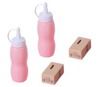 Ameble Nébuliseur pour Enfants Ensemble de 2 Baguettes de Brouillard à Bulles Recharge Solution à Bulles et nébuliseurs Inclus élastiques tactiles avec lumières et Sons LED pour Enfants Jeu en
