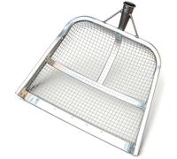 Ameble Pelle à tamiser, Maille de 8 mm, Pelle à tamiser Le Sable renforcée Robuste avec Cadre soudé pour Le Jardinage, Le tamisage du Sol et Le filtrage des Grains, 47 x 36 cm.