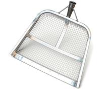 Ameble Pelle de tamisage Pelle de Tamis à Sable renforcée en Maille 12 mm avec Cadre soudé pour Le tamisage du Sol Jardinage et Le filtrage des Grains 18, 5 x 14, 2 Pouces Sho
