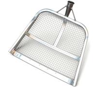Ameble Pelle de tamisage Pelle de Tamis à Sable renforcée en Maille 8 mm avec Cadre soudé pour Le tamisage du Sol Jardinage et Le filtrage des Grains 18, 5 x 14, 2 Pouces