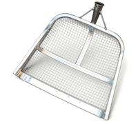 Ameble Pelle de tamisage, Pelle de tamisage à Sable renforcée en Maille 8 mm avec Cadre soudé pour Le Jardinage, Le du Sol et Le filtrage des Grains, 18, 5 x 14, 2 Pouces