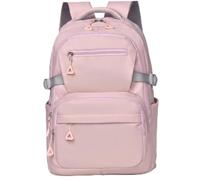 Ameble Sac à dos léger pour filles et femmes, sac de rangement multi-poches pour ordinateur portable de 14 pouces, à dos d'école décontracté, voyage, style 2