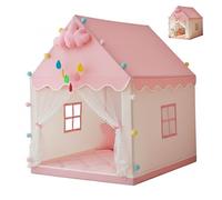 Ameble Tente de Jeu château de Princesse pour Filles, intérieur 4, Lavable en Machine