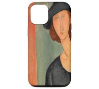 Amedeo Modigliani Jeanne Hebuterne Au Chapeau pour Artistes Coque pour iPhone 12/12 Pro