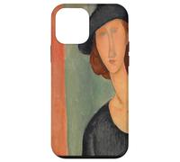 Amedeo Modigliani Jeanne Hebuterne Au Chapeau pour Artistes Coque pour iPhone 12 mini