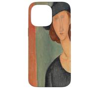 Amedeo Modigliani Jeanne Hebuterne Au Chapeau pour Artistes Coque pour iPhone 14 Pro Max