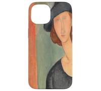 Amedeo Modigliani Jeanne Hebuterne Au Chapeau pour Artistes Coque pour iPhone 15