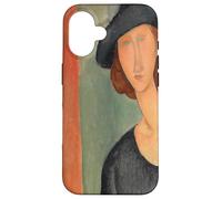 Amedeo Modigliani Jeanne Hebuterne Au Chapeau pour Artistes Coque pour iPhone 16
