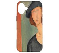 Amedeo Modigliani Jeanne Hebuterne Au Chapeau pour Artistes Coque pour iPhone 16 Plus