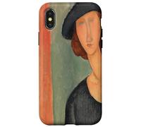 Amedeo Modigliani Jeanne Hebuterne Au Chapeau pour Artistes Coque pour iPhone X/XS