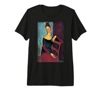 Amedeo Modigliani, Portrait de la Femme de L'Artiste T-Shirt Haut de Gamme