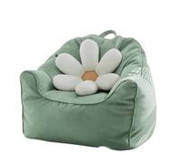 AMEEDA Housse Pouf Poire Housse de Pouf en Velours Doux et épais, sans Rembourrage à l'intérieur(Green)