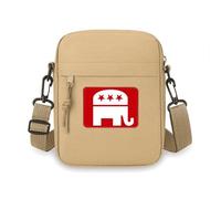ameelephant emblème républicain fête rouge sac à bandoulière sac à main sac à main épaule mini sac