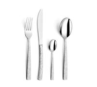 Amefa 903629AF20C40 Havane Jungle Ménagère 24 Pièces - Coffret 6 Personnes, Acier Inoxydable, Finition Brillante, 13.7 x 26 cm