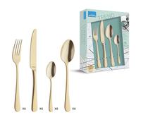 Amefa Austin Ménagère 24 pièces Doré mat