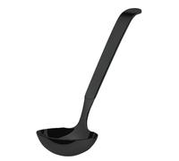 AMEFA BUFFET Cuillère à sauce | Louche | Louche à sauce | Cuillère à sauce | Cuillère à soupe | Couverts de service élégants | Acier inoxydable 18/10 | Satiné | Noir | Longueur : 20,7 cm