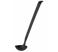 AMEFA Buffet Cuillère à vinaigrette | Cuillère de buffet pour restauration | Couverts de service | Cuillère de service | Cuillère de service | Acier inoxydable 18/10 | Satiné | Noir | Longueur : 34,6