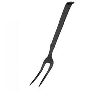 AMEFA Buffet - Fourchette à viande - Fourchette à barbecue - Couverts de service - En acier inoxydable 18/10 satiné - Noir - Longueur : 32 cm
