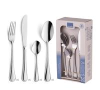 Amefa 124200AF01C40 Helena Couverts de Table/Coffret 6 Personnes Acier Inoxydable/Couvert Monobloc Finition Brillante 13,7 x 7 x 26,5 cm