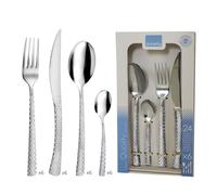 AMEFA - Coffret 24 couverts pour 6 personnes - Talisman - Acier Inoxydable 18/0, Finition Miroir - Inox (Epaisseur 2 mm)