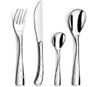 AMEFA - Coffret 24 couverts de table pour 6 personnes - Flocon - Acier inoxydable 18/0, Finition Brillante
