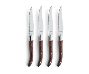 Amefa Couteau de grill Royal Steak 4 pièces Brown dans boîte en bois