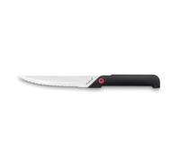 Amefa Jubilé Couteaux steak/viandes, Inox, Lame 12 cm, Lot de 12, Noir