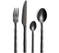 AMEFA - Coffret 16 couverts de table pour 4 personnes - Karma - Acier inoxydable 18/0, Finition PVD (Physical vapor deposition) - Noir