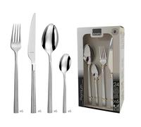 Amefa – Ménagère 24 couverts Chic pour 6 personnes – Acier inoxydable 18/0, finition brillante
