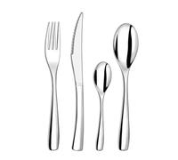 AMEFA - Ménagère 24 couverts de table pour 6 personnes - Danube - Acier inoxydable 18/0, Finition Brillante