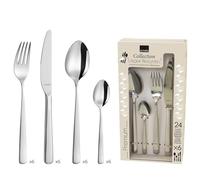 Amefa - Ménagère 24 couverts - Phoenix - Acier inoxydable recyclé 18/0, finition miroir - Inox
