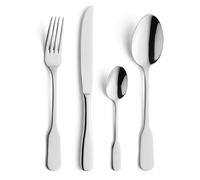 AMEFA - Ménagère 24 couverts de table pour 6 personnes - Triomphe - Acier inoxydable 18/0, Finition Brillante