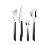 AMEFA - Ménagère 32 couverts de table pour 8 personnes - Eclat - Acier inoxydable 18/0, Finition Brillante - Noir
