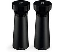 Amefa Moulins à sel et à poivre 15 cm lot de 2 Noir