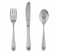 Amefa Service 3 couverts enfants Footie – Acier inoxydable ergonomique Argent