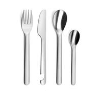 AMEFA - Set de 4 couverts pour les repas nomades - Mobil' Pocket - Acier inoxydable 18/0, Finition Standard