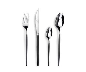 Amefa Soprano Noir - Ménagère 24 pièces