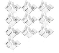 Amefil Les connecteurs d'angle en forme de L à 5 broches de 12 mm sans soudure sont adaptés pour les connexions d'extension de lumière d'intérieur LED 5050 et 3528 de 12 mm de large.